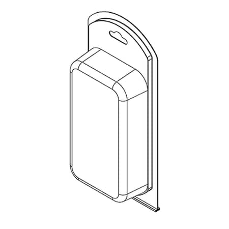 Visipak Thermoform-CLAMSHELL-#395-8.375-3.875-5.688-3.063-1.281-0.015-CLEAR, 400PK 395TF
